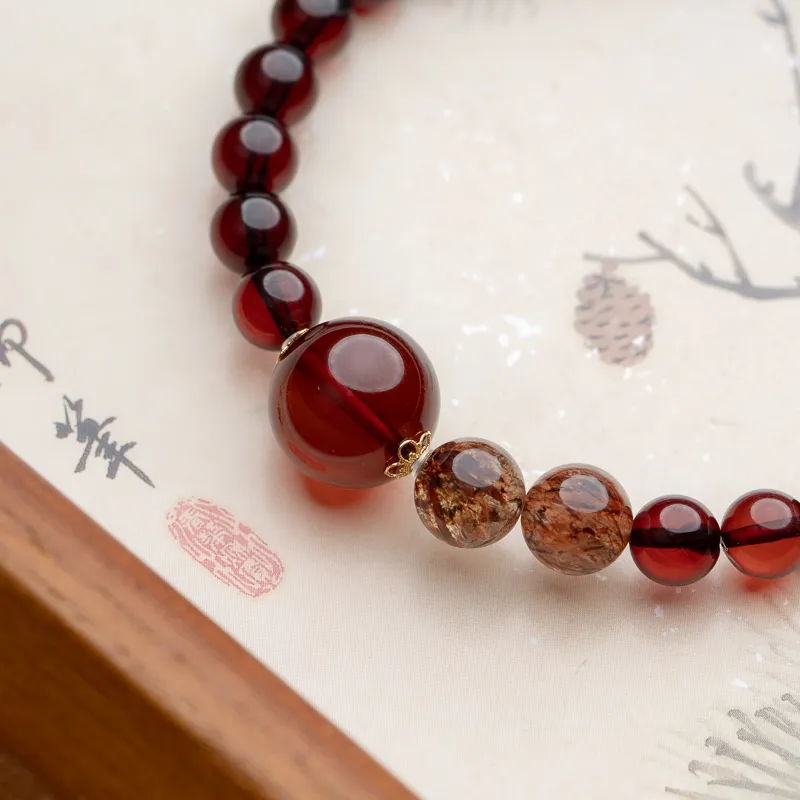 Xianyuan Amber/Beeswax Bracelets Unisex-3