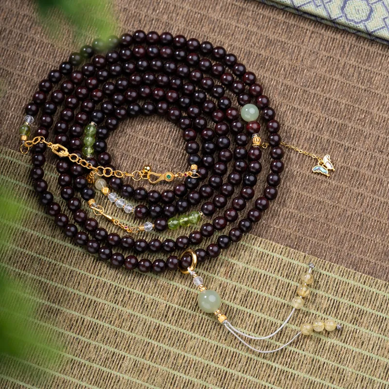 Xianyuan Pterocarpus Necklaces Unisex-1
