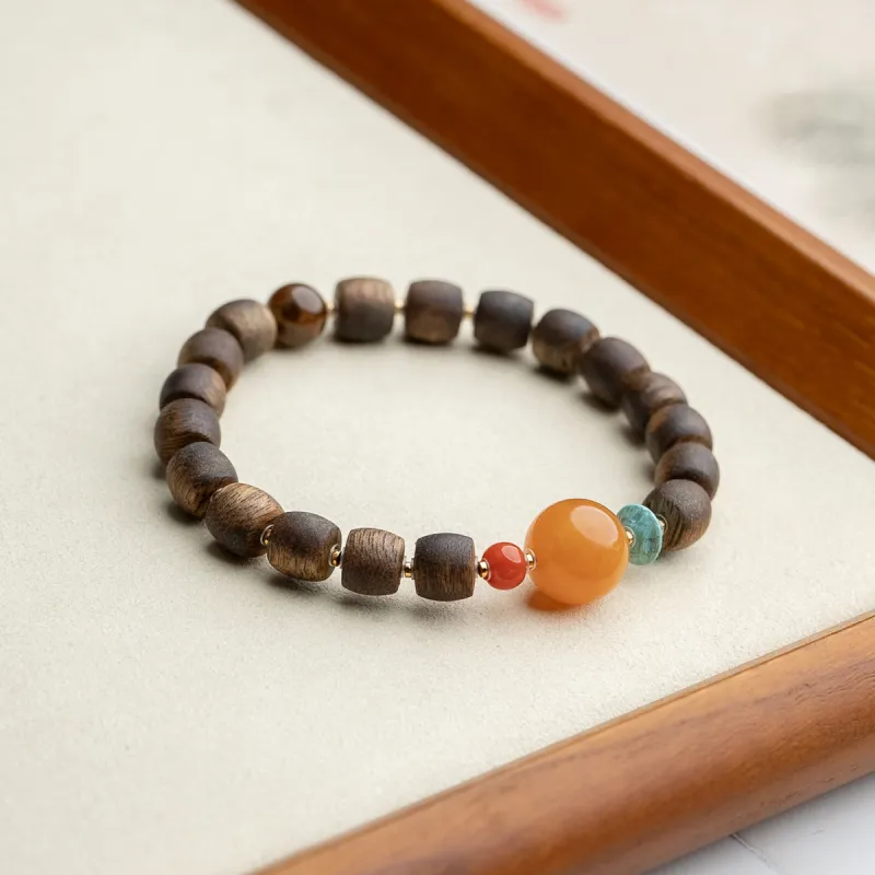 Xianyuan Fragrance Agarwood Bracelets Unisex-2