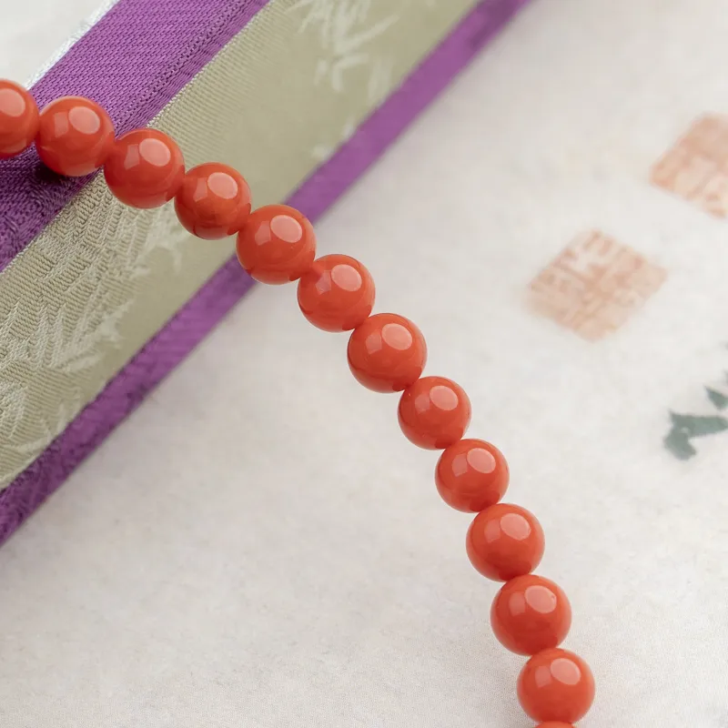 Xianyuan Southern Red Agate Bracelets Unisex-4