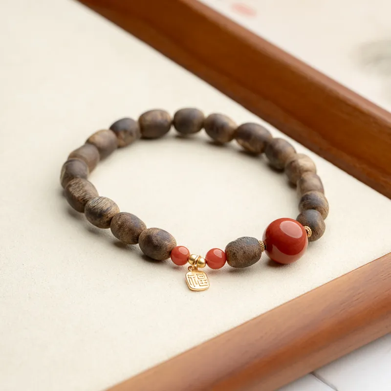 Xianyuan Agarwood Bracelets Unisex-5