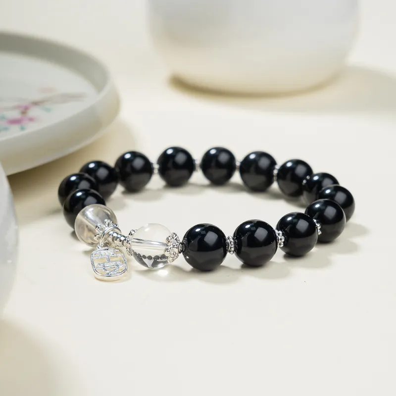 Xianyuan Obsidian Bracelets Unisex-3