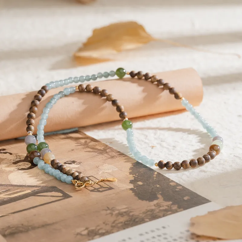 Xianyuan Agarwood Bead Chain Unisex-6
