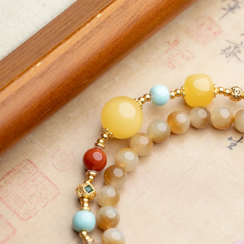 Xianyuan Hetian Jade Bracelets Sugar Jade Unisex-3