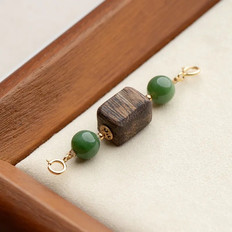Xianyuan Agarwood Bead Chain Unisex-5