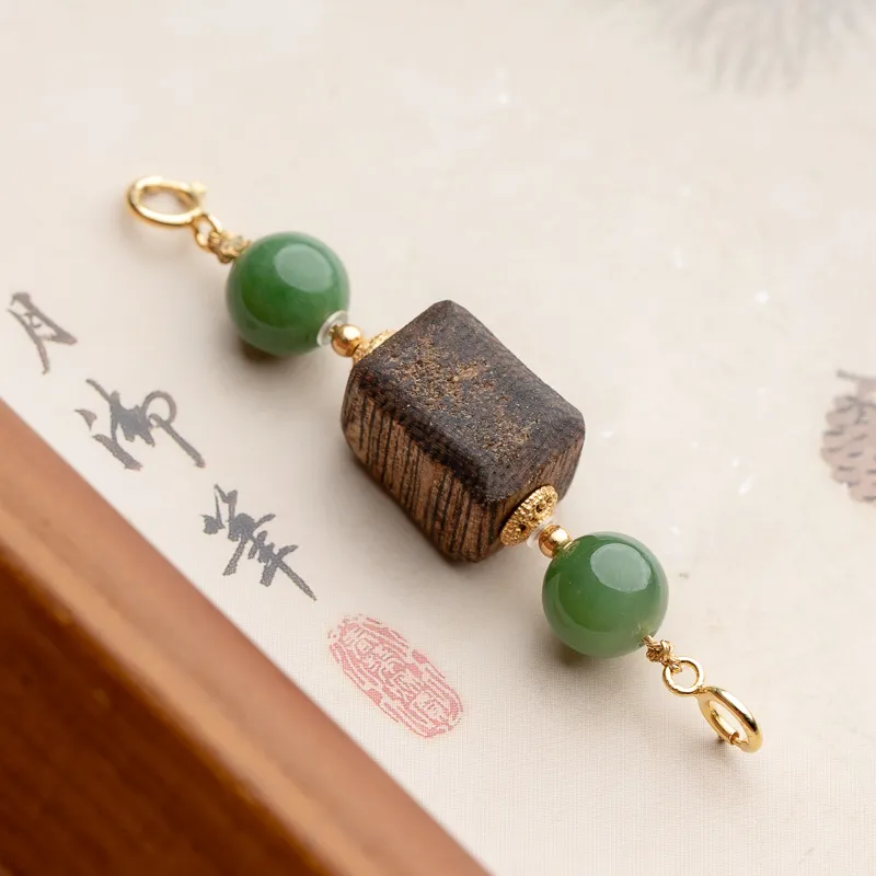 Xianyuan Agarwood Bead Chain Unisex-2