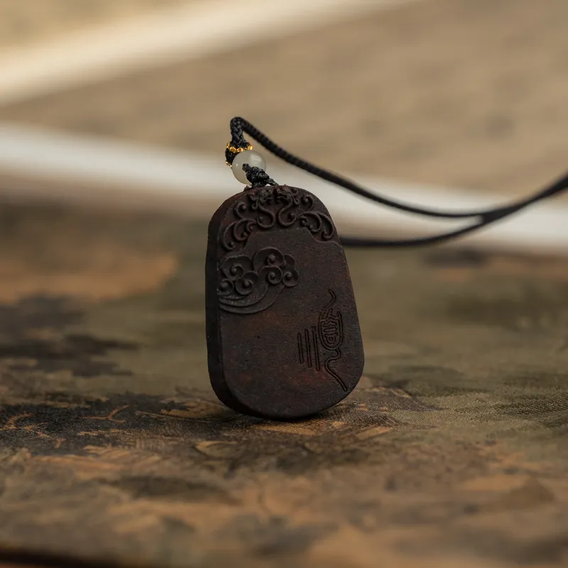 Xianyuan Agarrattan Wooden Necklaces Unisex-3