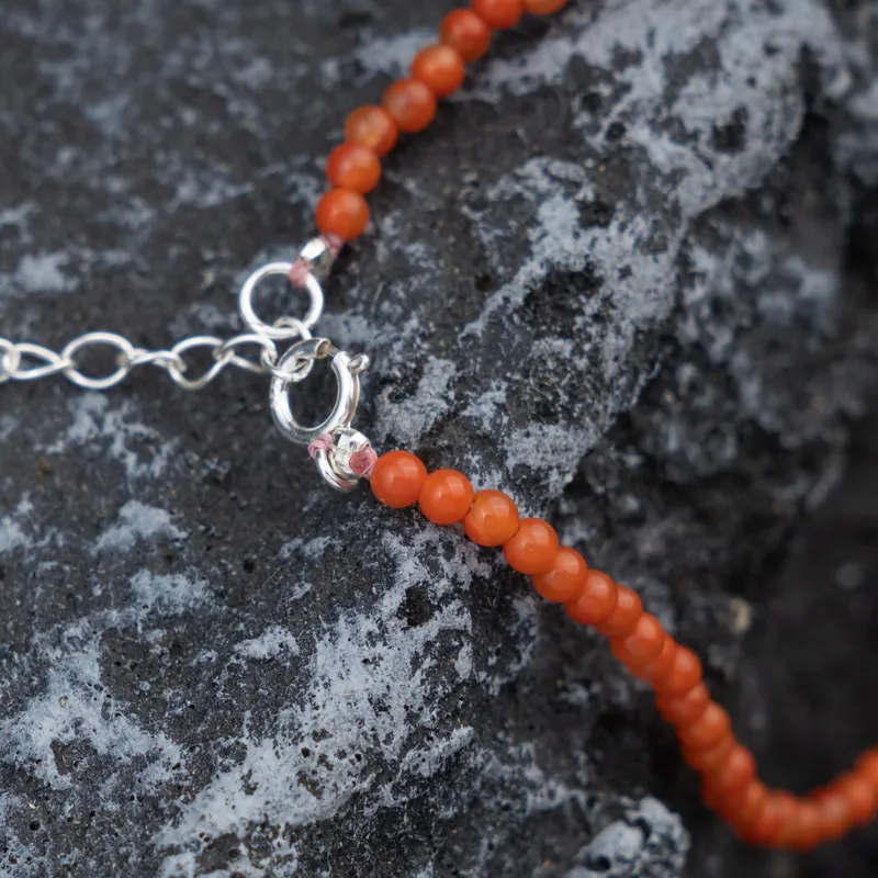 Xianyuan Southern Red Agate Bracelets Unisex-1