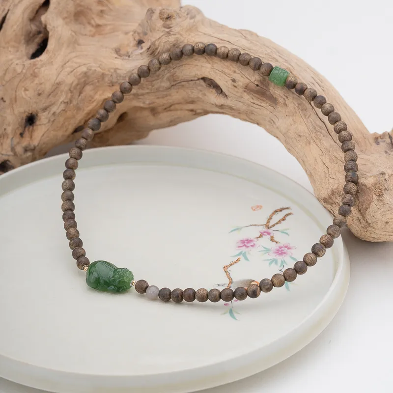 Xianyuan Fragrance Agarwood Precious Wood Bracelets Unisex-5