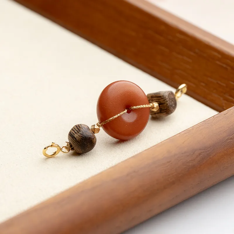 Xianyuan Fragrance Agarwood Bead Chain Unisex-5