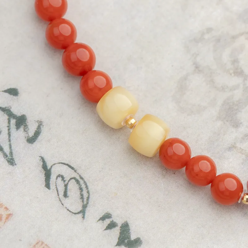 Xianyuan Southern Red Agate Bracelets Unisex-5