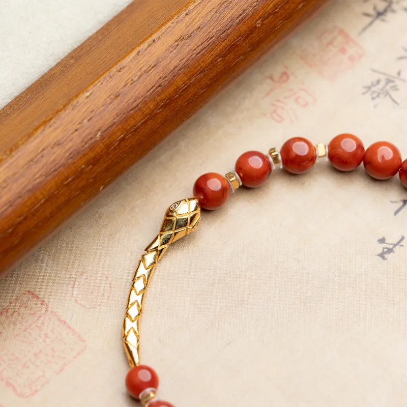 Xianyuan Southern Red Agate Bracelets Unisex-3