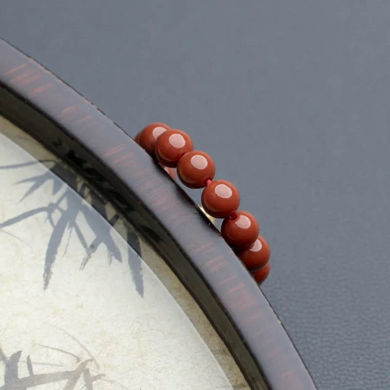 Xianyuan Southern Red Agate Rings Unisex-5