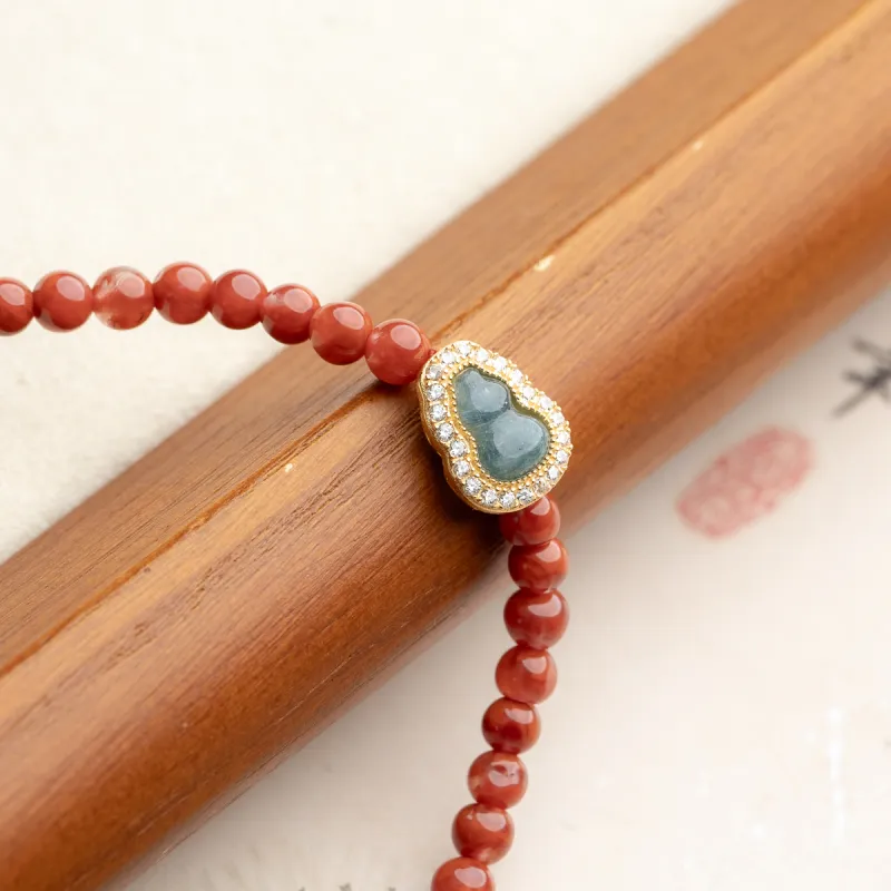 Xianyuan Southern Red Agate Bracelets Unisex-4
