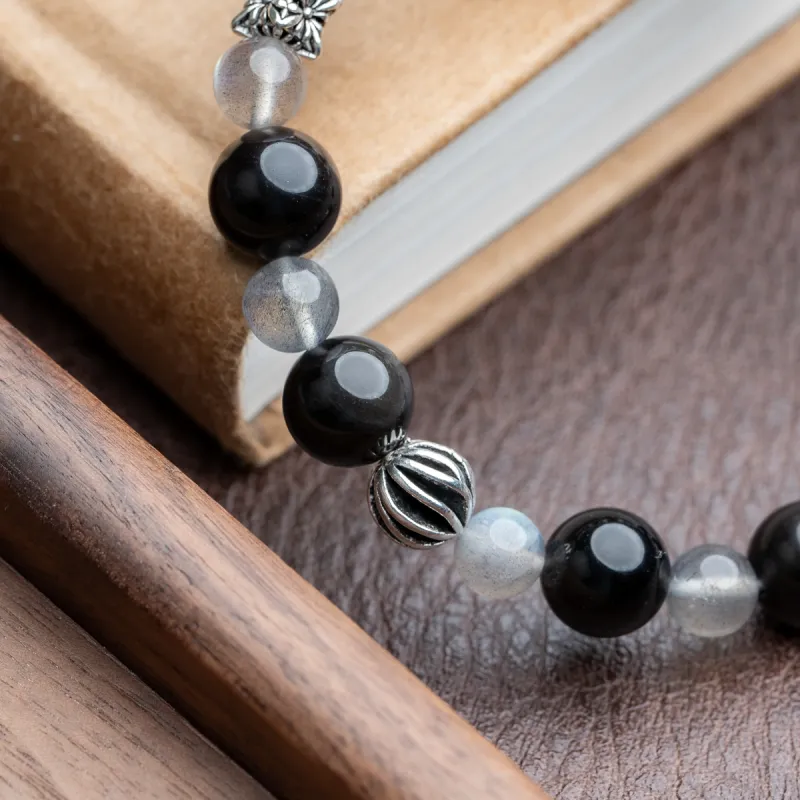 Xianyuan Obsidian Bracelets Unisex-6
