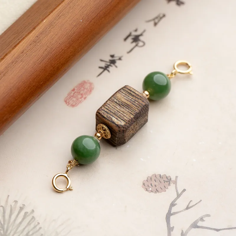 Xianyuan Agarwood Bead Chain Unisex-3