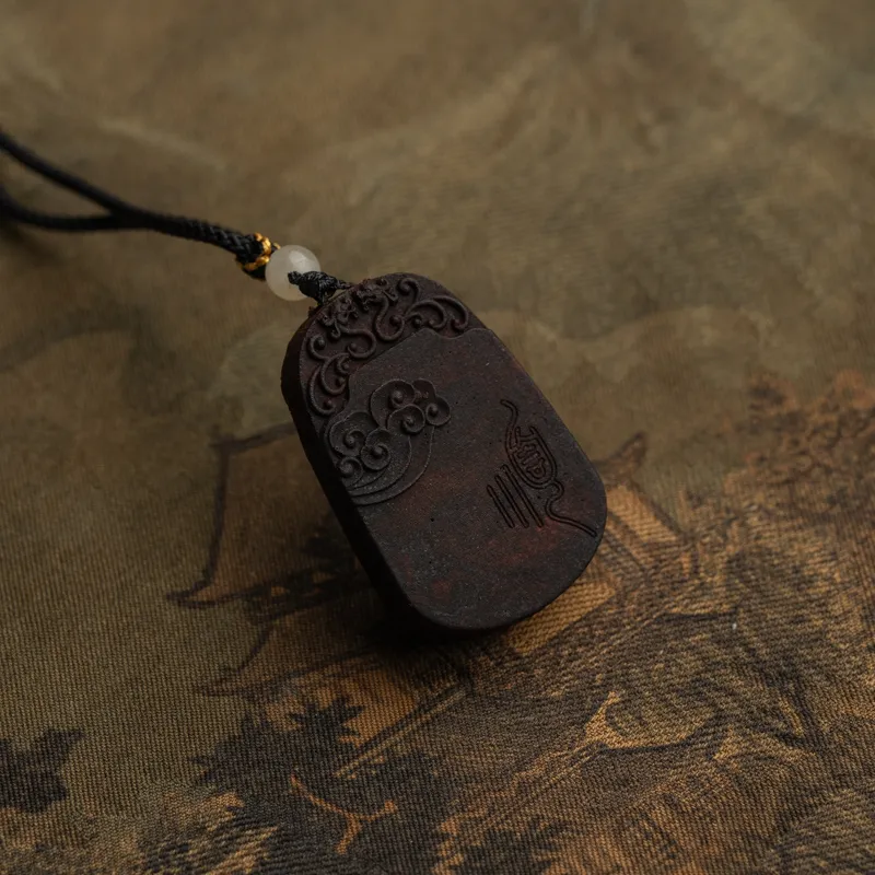 Xianyuan Agarrattan Wooden Necklaces Unisex-5