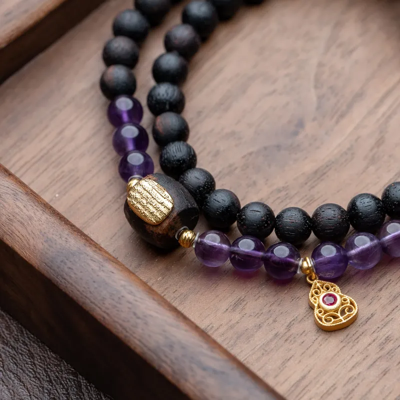 Xianyuan Agarrattan Wooden Bracelets Unisex-2