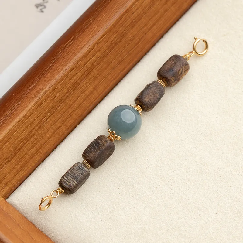 Xianyuan Fragrance Agarwood Precious Wood Bead Strings Unisex-1