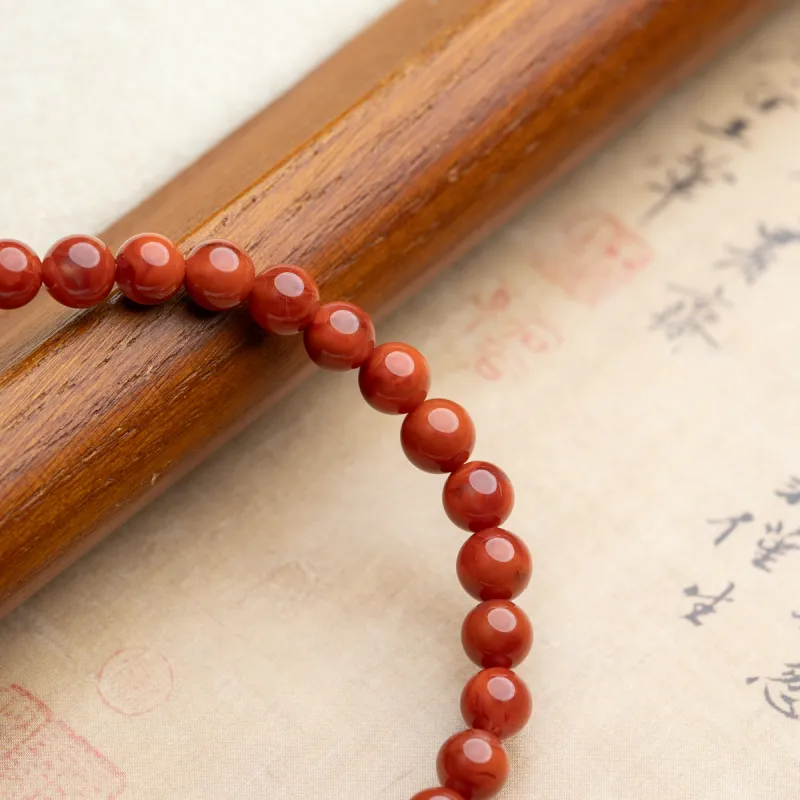 Xianyuan Southern Red Agate Bracelets Unisex-5