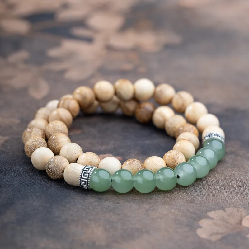 Xianyuan Milky Agarwood Wooden Bracelets Unisex-7