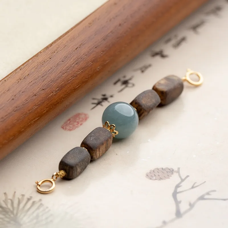 Xianyuan Fragrance Agarwood Precious Wood Bead Strings Unisex-2