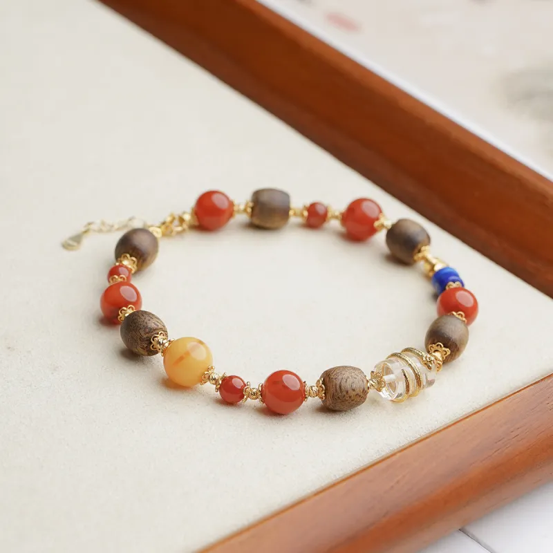 Xianyuan Fragrance Agarwood Wooden Bracelets Unisex-2