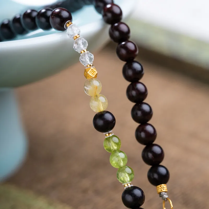Xianyuan Pterocarpus Necklaces Unisex-2