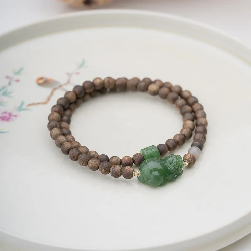 Xianyuan Fragrance Agarwood Precious Wood Bracelets Unisex-1