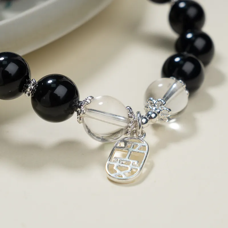 Xianyuan Obsidian Bracelets Unisex-5