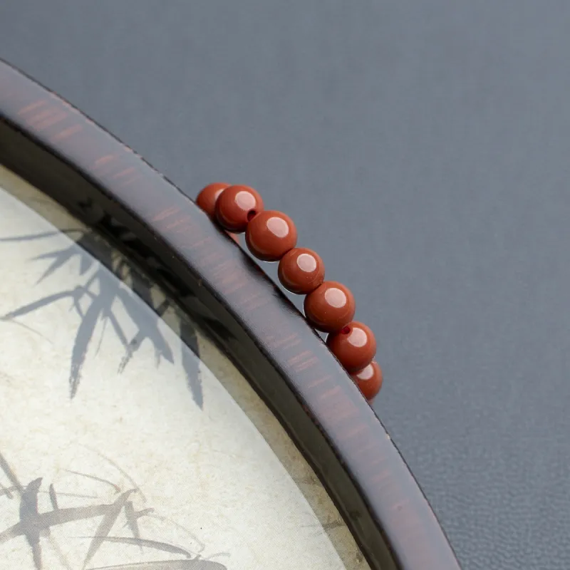 Xianyuan Southern Red Agate Rings Unisex-5