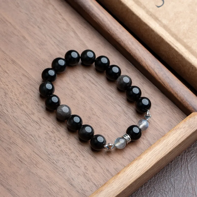Xianyuan Obsidian Bracelets Unisex-2