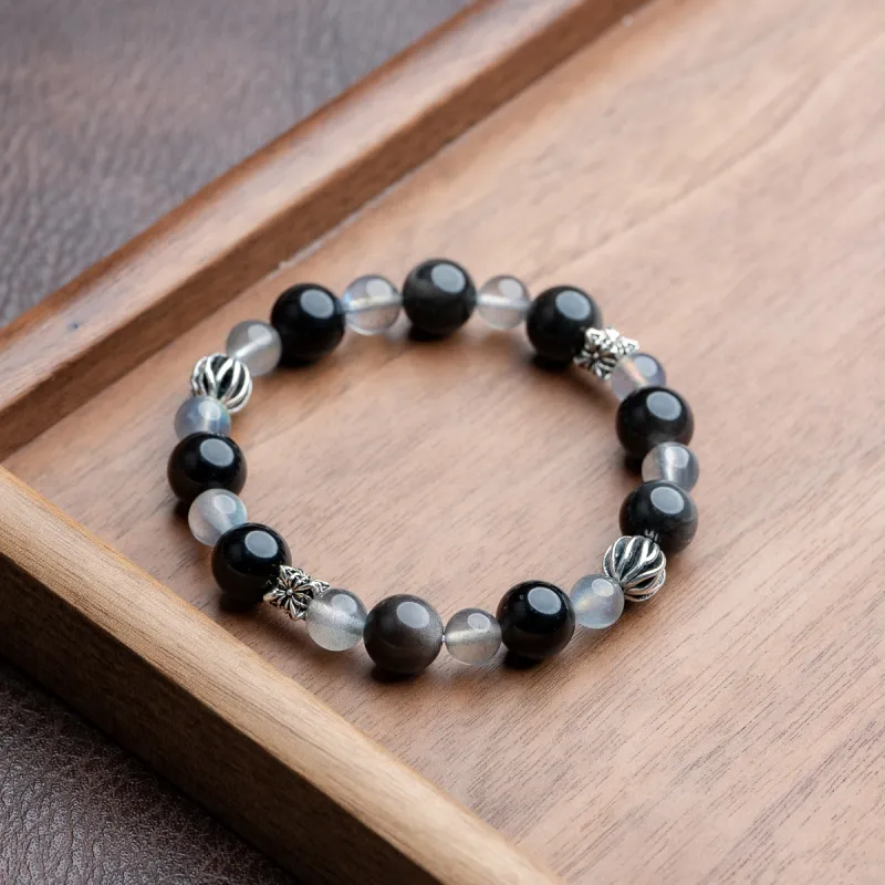 Xianyuan Obsidian Bracelets Unisex-1