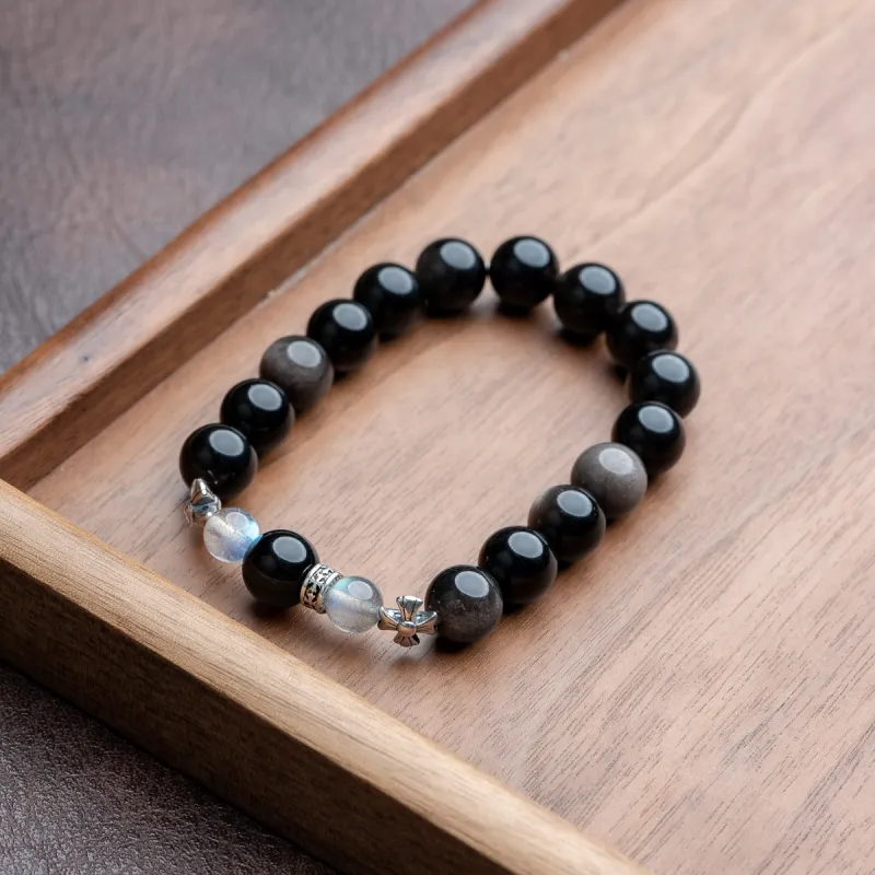Xianyuan Obsidian Bracelets Unisex-1