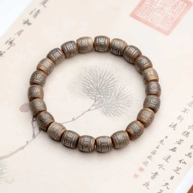 Xianyuan Fragrance Agarwood Bracelets Unisex-2