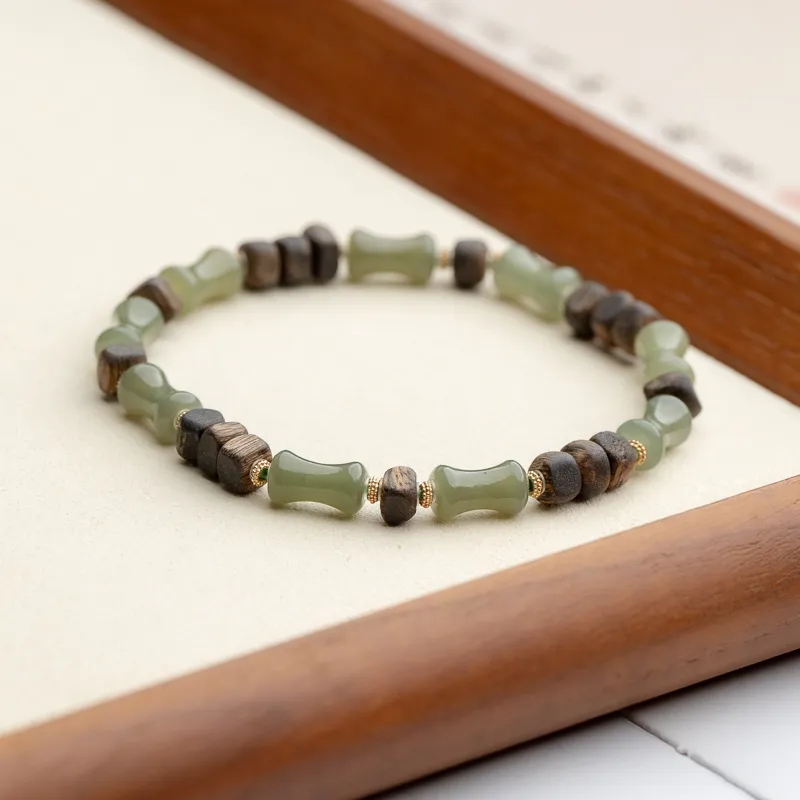 Xianyuan Hetian Jade Bracelets White Jade/Pale Greenish White Jade Unisex-1