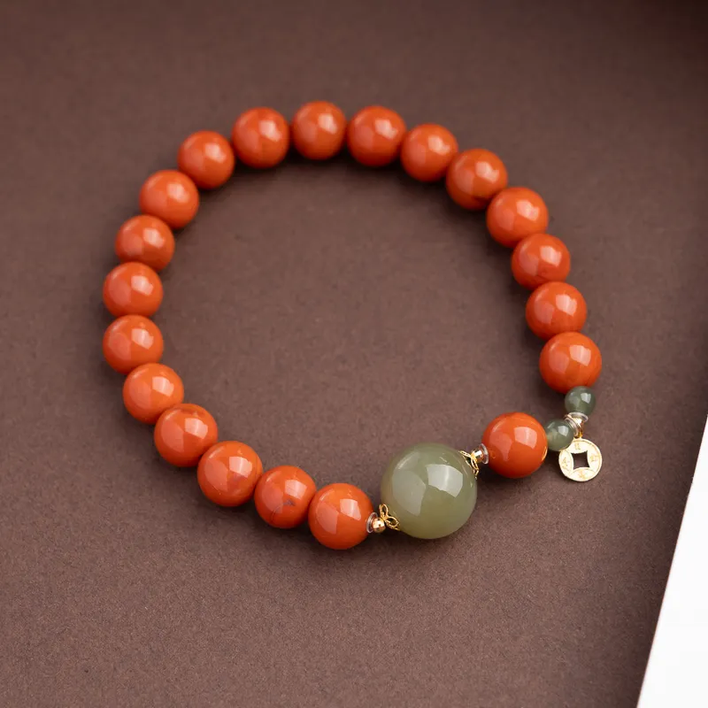 Xianyuan South Red Agate Bracelets Unisex-2