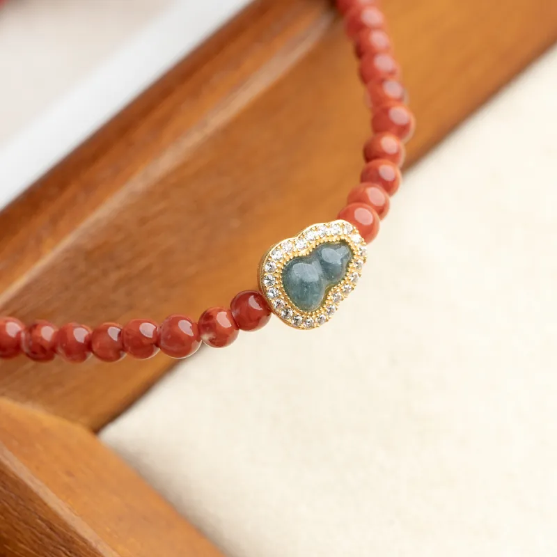 Xianyuan Southern Red Agate Bracelets Unisex-3