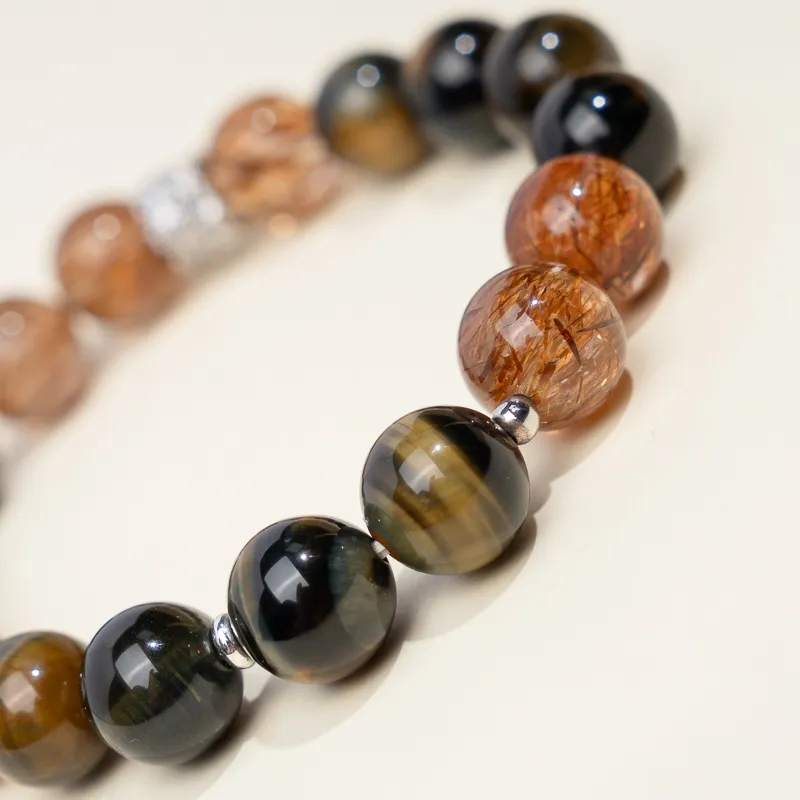 Xianyuan Tiger's Eye Stone Bracelets Unisex-6