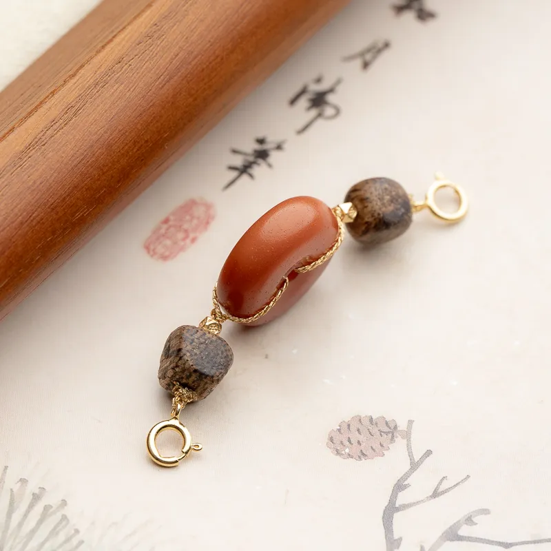 Xianyuan Fragrance Agarwood Bead Chain Unisex-4
