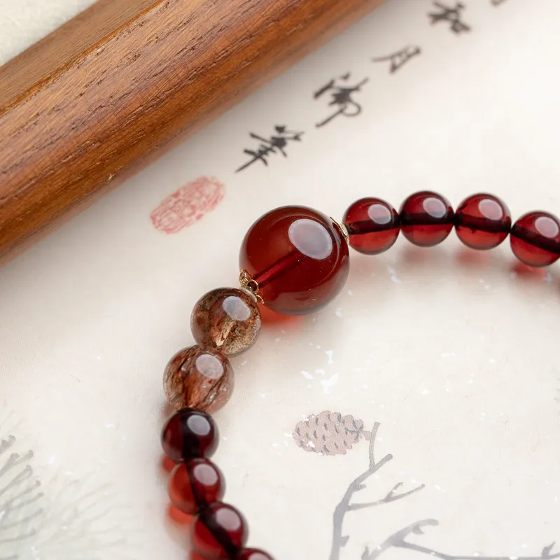 Xianyuan Amber/Beeswax Bracelets Unisex-5
