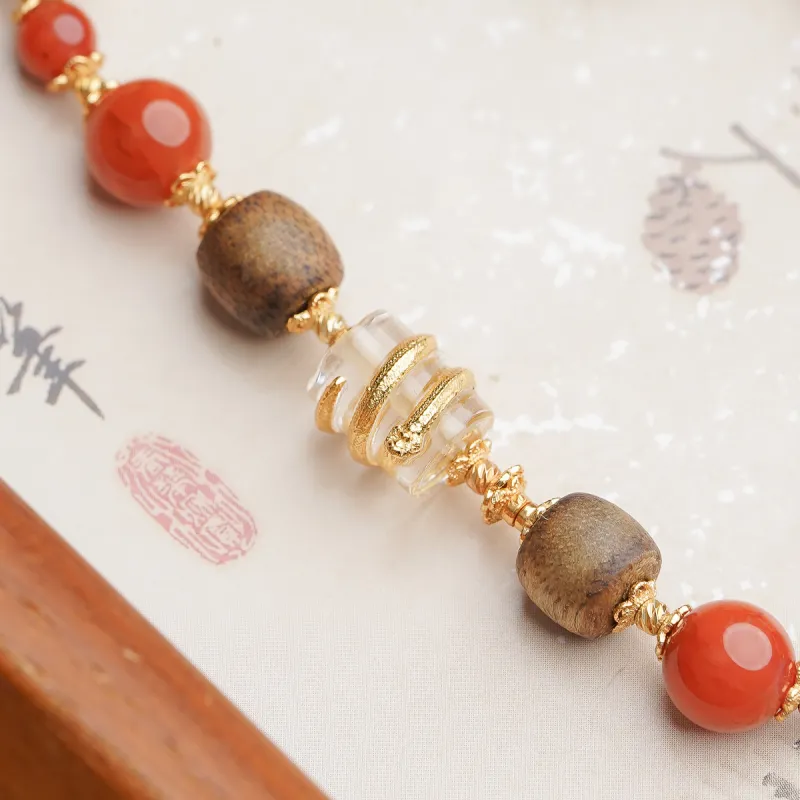 Xianyuan Fragrance Agarwood Wooden Bracelets Unisex-5