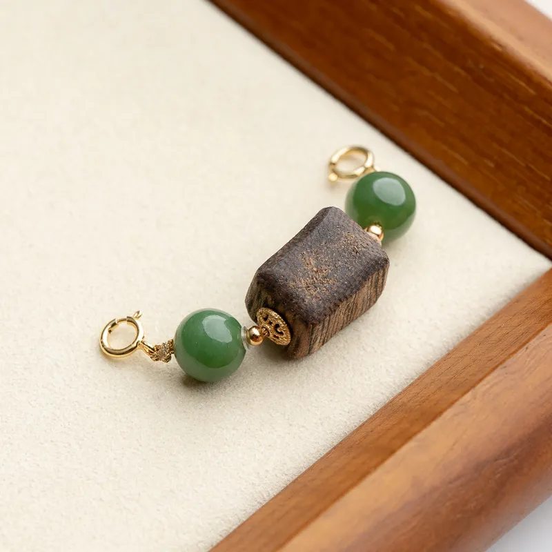 Xianyuan Agarwood Bead Chain Unisex-4