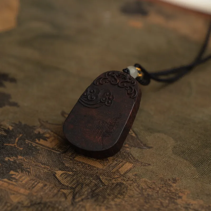 Xianyuan Agarrattan Wooden Necklaces Unisex-7