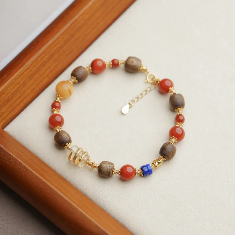 Xianyuan Fragrance Agarwood Wooden Bracelets Unisex-1