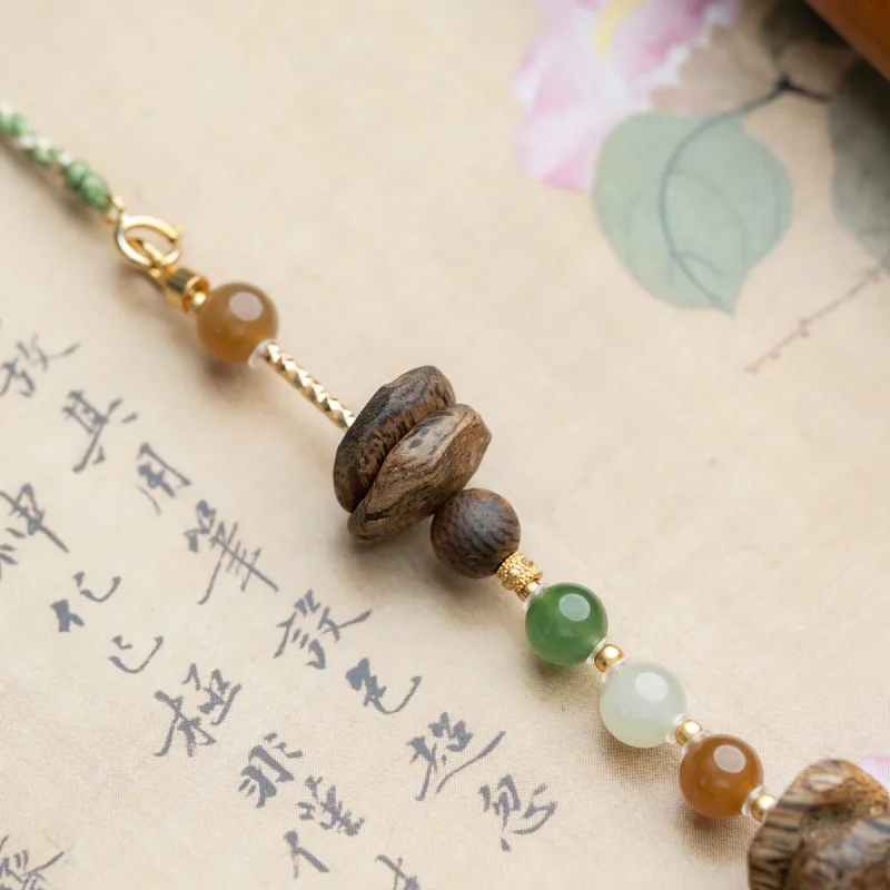 Xianyuan Agarwood Precious Wood Bead Strings Unisex-2