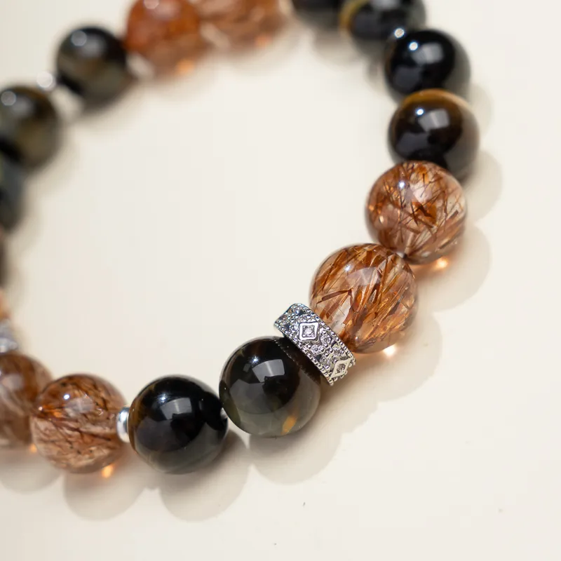 Xianyuan Tiger's Eye Stone Bracelets Unisex-3