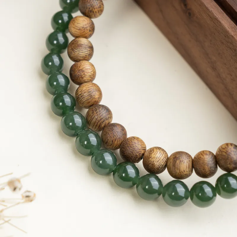 Xianyuan Agarwood Precious Wood Bracelets Unisex-2
