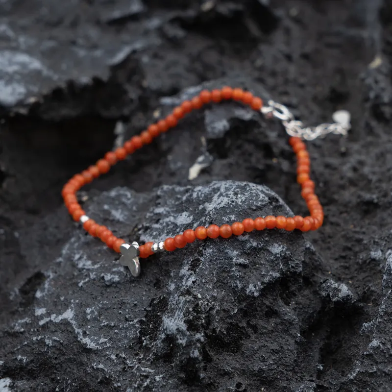 Xianyuan Southern Red Agate Bracelets Unisex-3