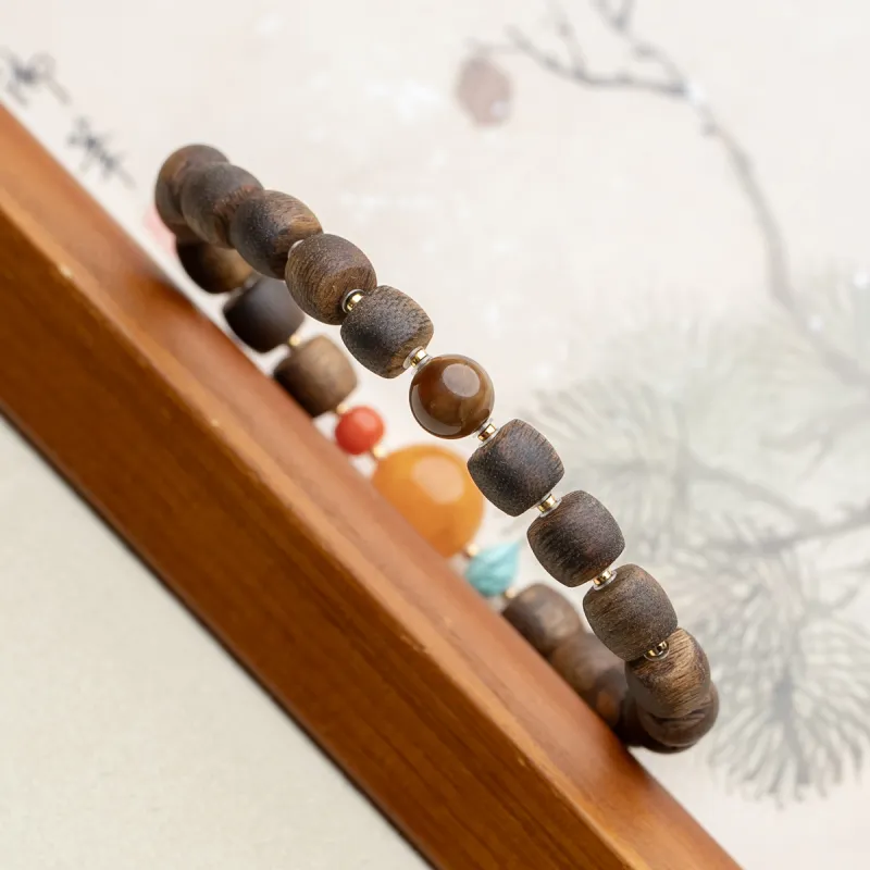 Xianyuan Fragrance Agarwood Bracelets Unisex-4